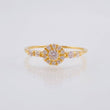 Anillo Solitario Cuatro Chispa 1.45gr / T7 / Oro Amarillo 18K ©
