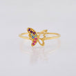 Anillo Mariposa Silueta 1.15gr / T7 / Oro Amarillo 18K ©