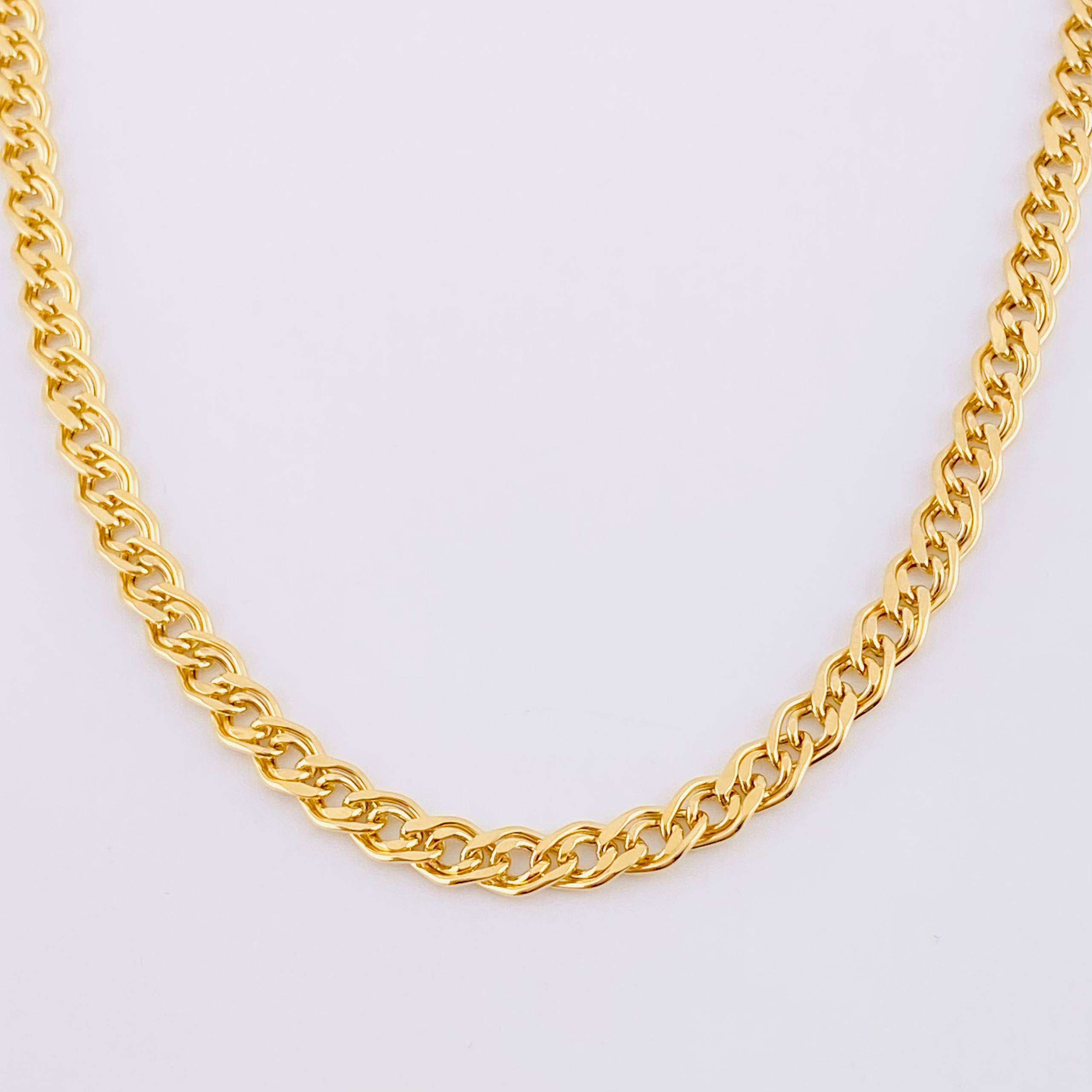 Cadena Garibaldi 15.2g / 28 in / 5mm Oro Amarillo 18K