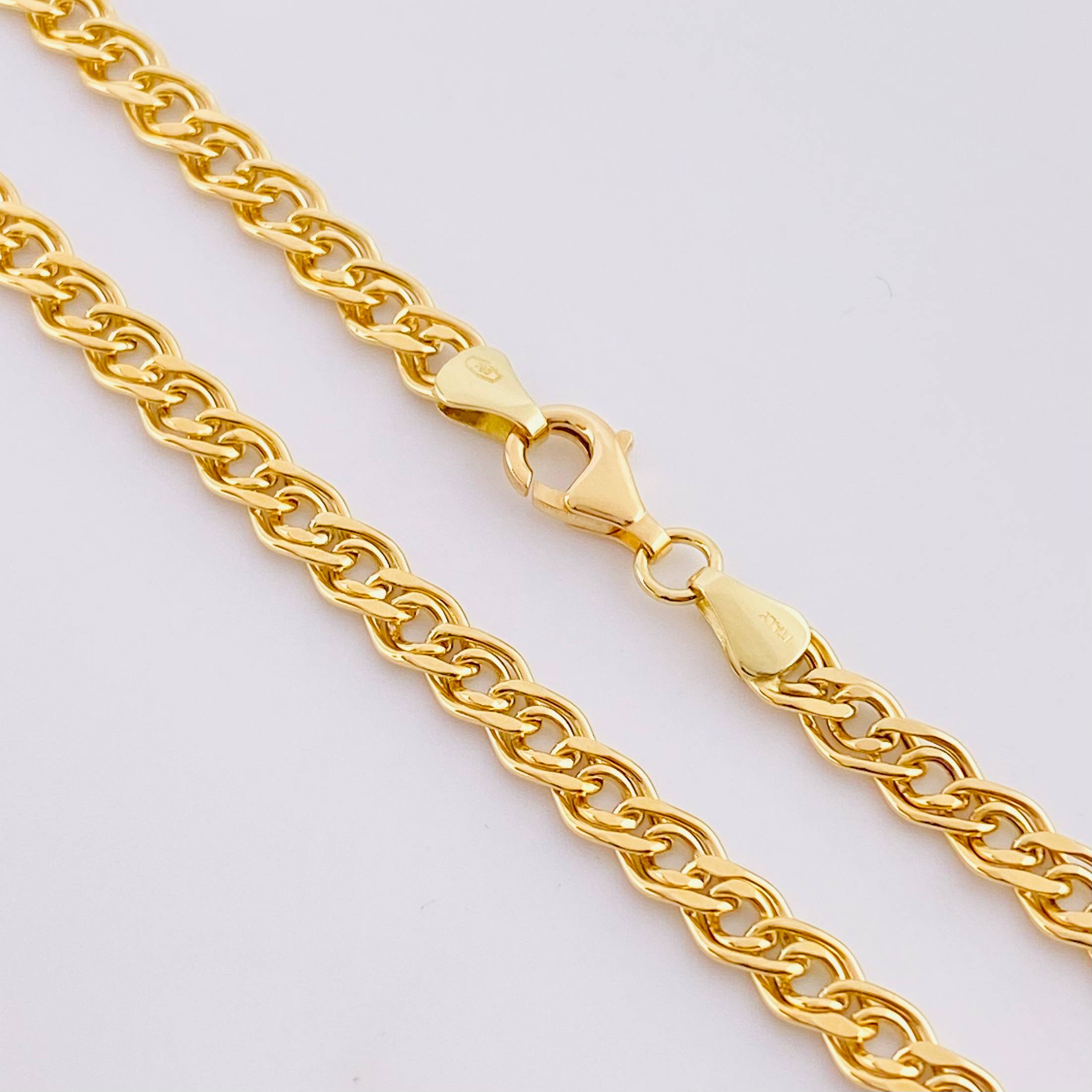 Cadena Garibaldi 14.3g / 28 in / 5mm Oro Amarillo 18K