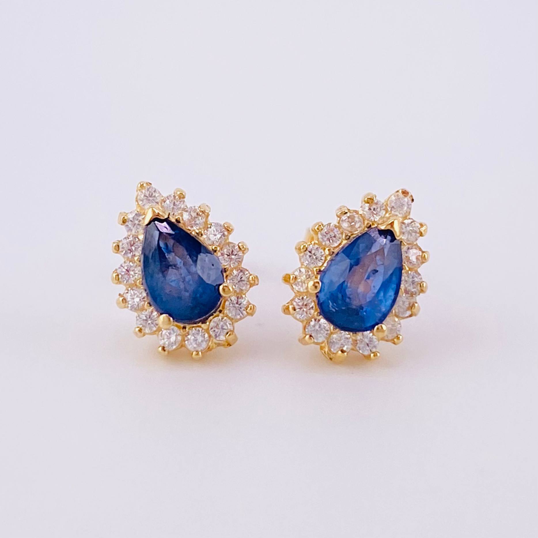 Topos Gota Tupida Zafiros 80pts 2g / in / 9.75mm Oro Amarillo 18K
