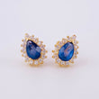 Topos Gota Tupida Zafiros 80pts 2g / in / 9.75mm Oro Amarillo 18K