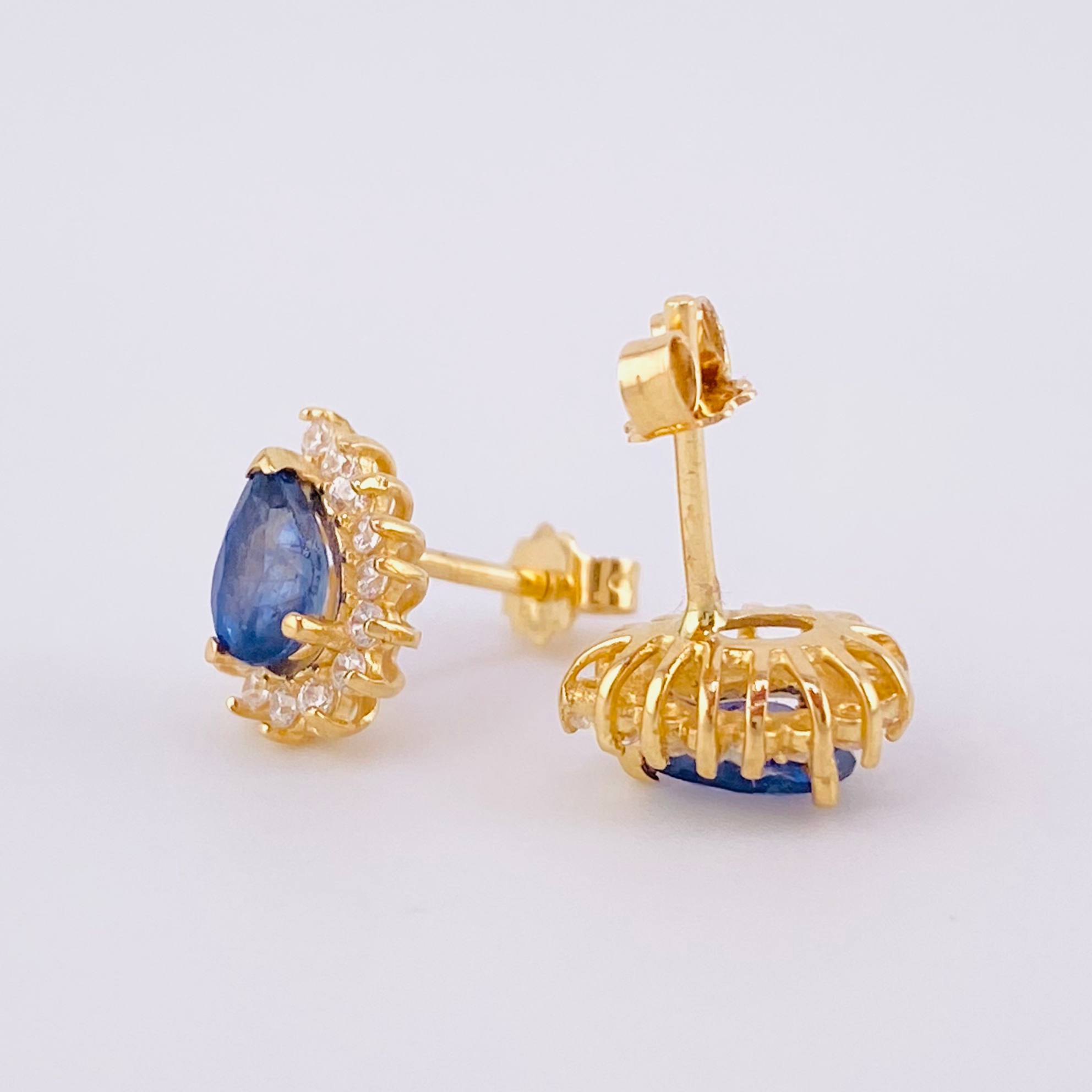 Topos Gota Tupida Zafiros 80pts 2g / in / 9.75mm Oro Amarillo 18K