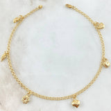 Anklet Classic Link Pendant 3.55gr / 25cm / 18K Yellow Gold