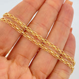 Bismark Chain 4.7gr / 19.9in / 18K Gold +1$