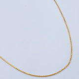 Cadena Veneciana 1.7gr / 45.8cm / Oro Amarillo +3 18K &