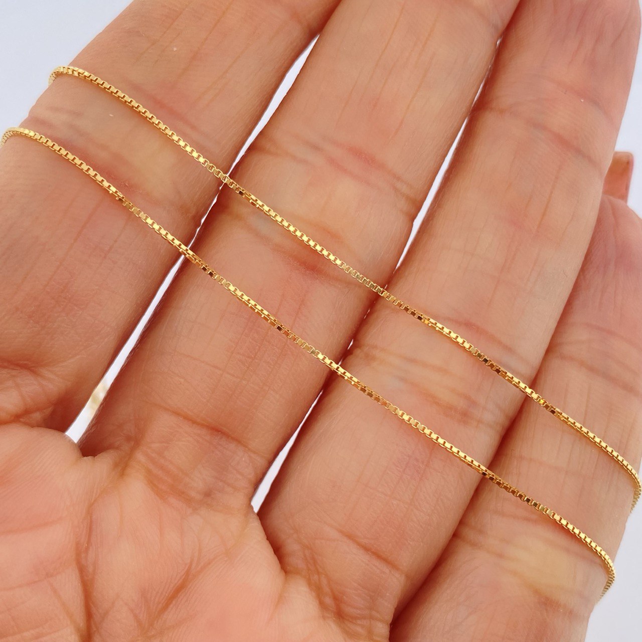 Cadena Veneciana 1.7gr / 45.8cm / Oro Amarillo +3 18K &