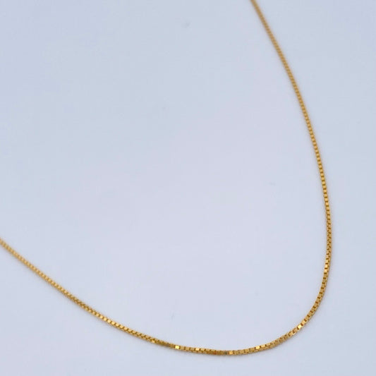 Cadena Veneciana 1.6gr / 46.5cm / Oro Amarillo +3 18K &