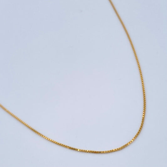 Cadena Veneciana 1.65gr / 46.5cm / Oro Amarillo +3 18K &