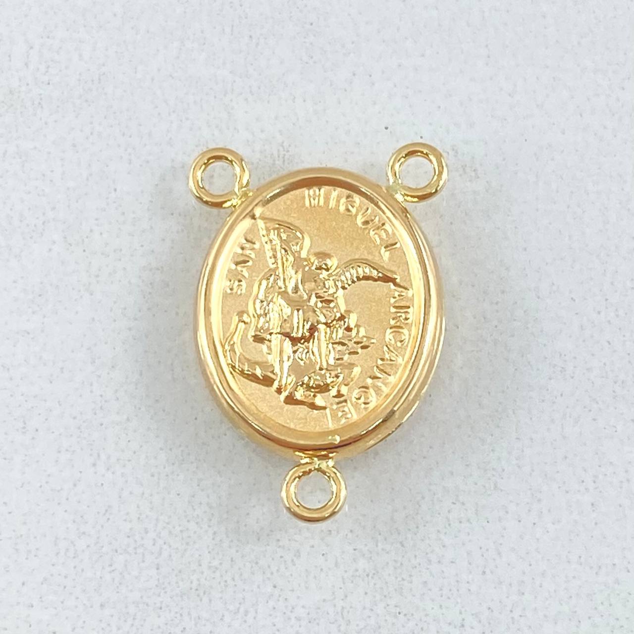 Herraje Crucero San Miguel 1.1gr / 2cm / Troquelado Oro Amarillo 18K