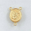 Herraje Crucero San Miguel 1.1gr / 2cm / Troquelado Oro Amarillo 18K