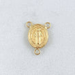 Herraje Crucero Virgen Milagrosa 0.5gr / 1.4cm / Oro Amarillo 18K