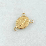 Herraje Crucero Virgen Milagrosa 0.5gr / 1.4cm / Oro Amarillo 18K