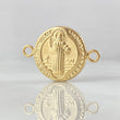 Herraje San Benito 1.1gr / 2.1cm / Troquelado Oro Amarillo 18K