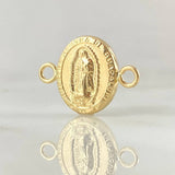 Herraje Virgen Guadalupe 0.55 g / 1/2 in Oro Amarillo 18K