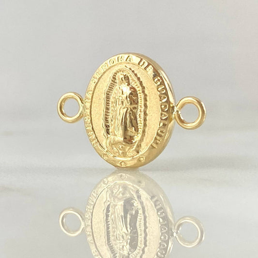 Charm Virgen Guadalupe 0.7gr / 0.7in / Die-cut 18K Gold