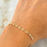 Charm Scrap GC 0.6gr / 2.2in / 18K Gold