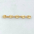 Herraje Retazo GC 5 Eslabones 0.35gr / 1 1/4 in / 3.2mm Oro Amarillo 18K