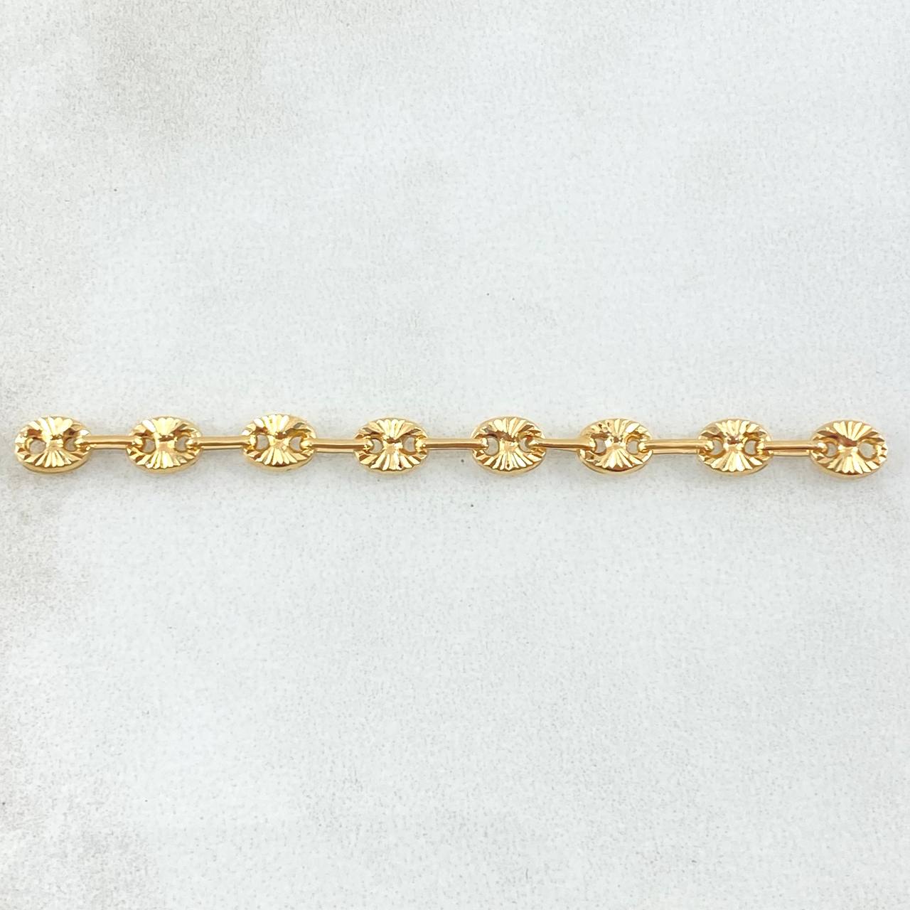 Charm Retazo GC 8 Links 0.9gr / 5.5cm / 4.2mm Yellow Gold 18K