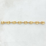Charm Retazo GC 8 Links 0.9gr / 5.5cm / 4.2mm Yellow Gold 18K