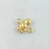 Charm Angel 0.35gr / 1.3cm (0.5in) / Yellow Gold Silhouette 18K