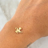 Charm Angel 0.35gr / 1.3cm (0.5in) / Yellow Gold Silhouette 18K