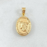 Dije San Miguel 1.15gr / 2.5cm / Troquelado Oro Amarillo 18K