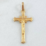 Dije Cruz Cristo 1.5gr / 3.1cm / Oro 18K