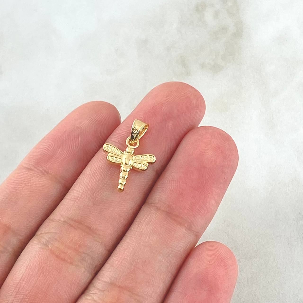 Dije Libelula 0.55gr / 1.9cm / Oro Amarillo 18K