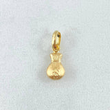 Money Bag Pendant 0.3gr / 1.5cm / 18K Gold *
