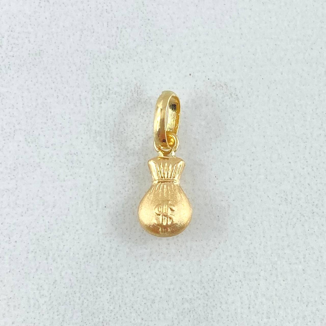 Pendant Money Bag 0.3gr / 1.5cm / 18K Yellow Gold *