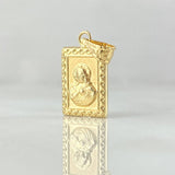 Dije Doble Faz 0.75gr / 2cm / Sagrado Corazon De Jesus - Virgen Del Carmen Oro Amarillo 18K