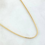 Cadena Veneciana 6.1gr / 23 1/2 in / 1.1mm Oro Amarillo +3 18K *