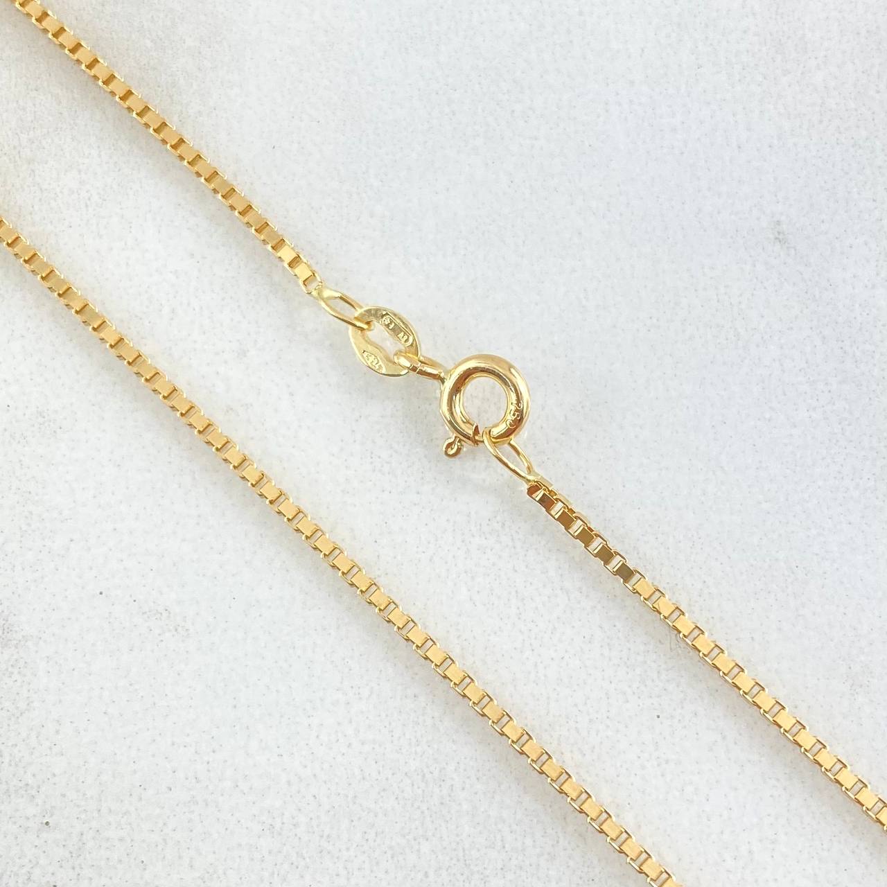 Cadena Veneciana 6.1gr / 23 1/2 in / 1.1mm Oro Amarillo +3 18K *