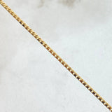 Cadena Veneciana 6.1gr / 23 1/2 in / 1.1mm Oro Amarillo +3 18K *