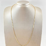 Cadena Veneciana 6.1gr / 23 1/2 in / 1.1mm Oro Amarillo +3 18K *