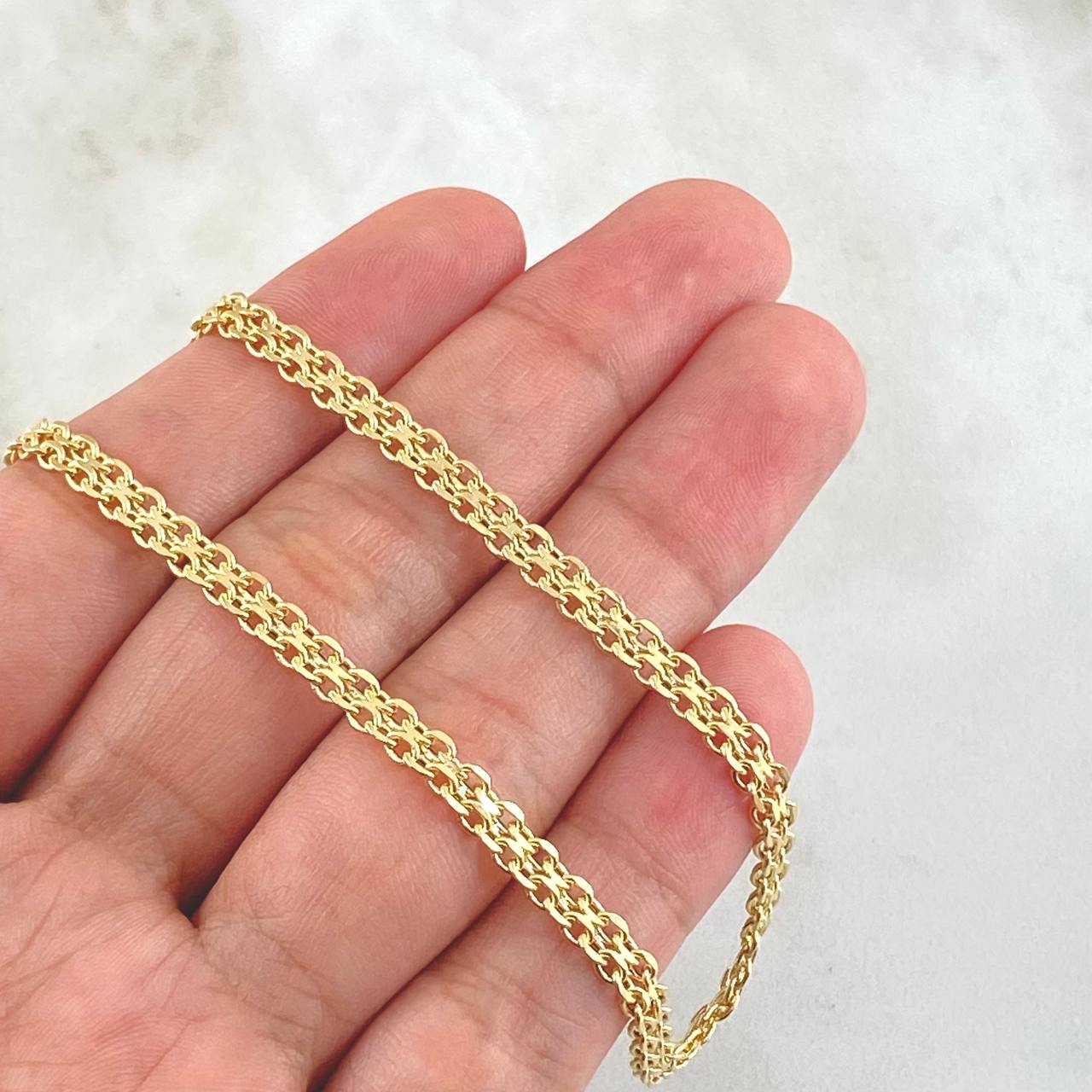 Cadena China 8.3gr / 60cm / 3.8mm Oro Amarillo +0 18K *