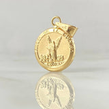 Pendant 0.75gr / 2cm / 0.8in / 18K Yellow Gold