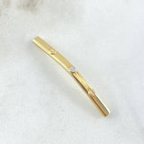 Charm Trio Nail Cylinder 0.7gr / 1.6in / Smooth Three Golds 18K