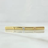 Charm Trio Nail Cylinder 0.6gr / 1.6in / Smooth Three 18K Gold +0$