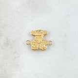 Charm Bear TS 0.65gr / 1.2cm-1.5cm / 18K Yellow Gold Lettering ©
