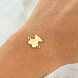 Charm Bear TS 0.65gr / 1.5cm / 18K Yellow Gold Lettering