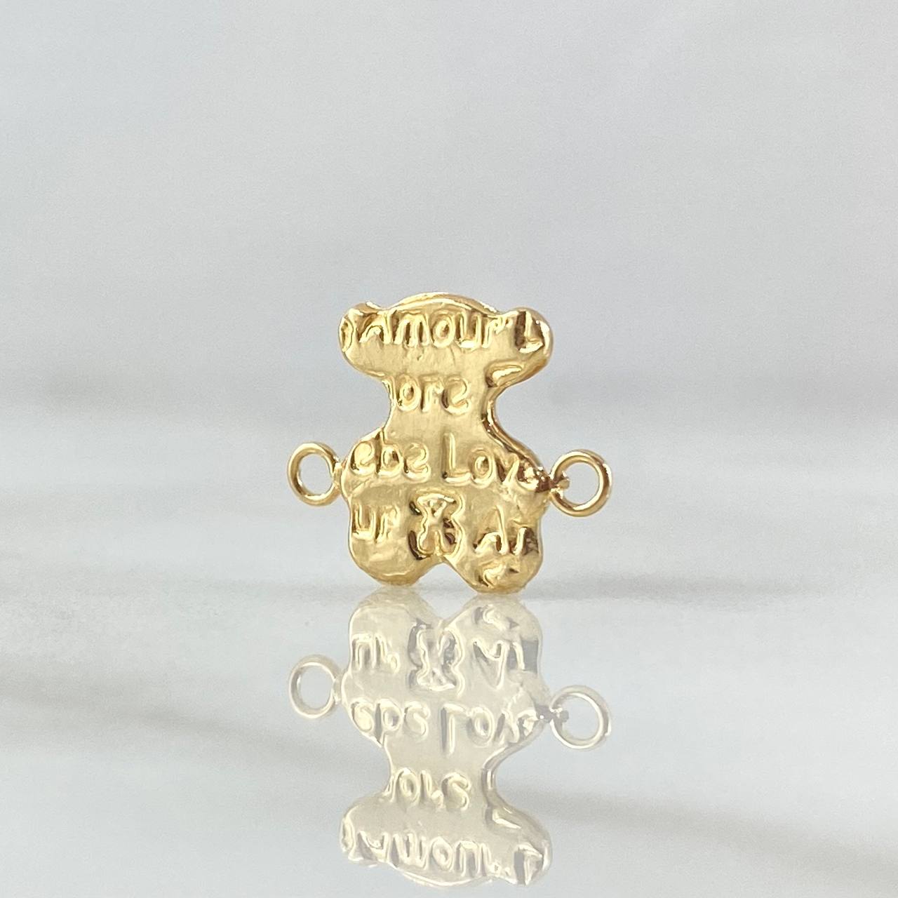 Charm Bear TS 0.7gr / 1.5cm / 18K Yellow Gold Lettering