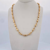 Cadena Eslabón Punteado 10.75gr / 51cm / Oro 18K $