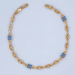 Rustic Rhombus Anklet 6.45gr / 25cm (9.8in) / 18K Gold $