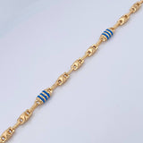 Rustic Rhombus Anklet 6.45gr / 25cm (9.8in) / 18K Gold $