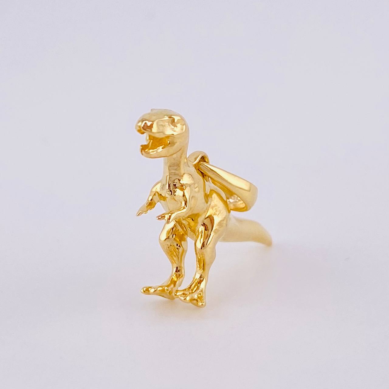 Dije Dinosaurio Rex 3.15gr / 1 in / Oro Amarillo 18K *