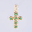 Dije Cruz Tupida 2.8gr / 1 1/4 in / Oro Amarillo 18K ©