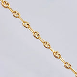 Tobillera Gc 2.7gr / 10 1/2 in / 3.4mm Oro Amarillo 18K
