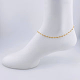 Tobillera GC 2.65g / 9 1/2 in / 3.4mm Oro Amarillo 18K